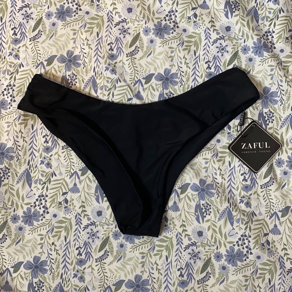 Zaful Black Bikini Underpants Panties NWT